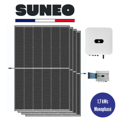 Kit Panneaux solaires 1.7 KWC Monophasé / Onduleur central