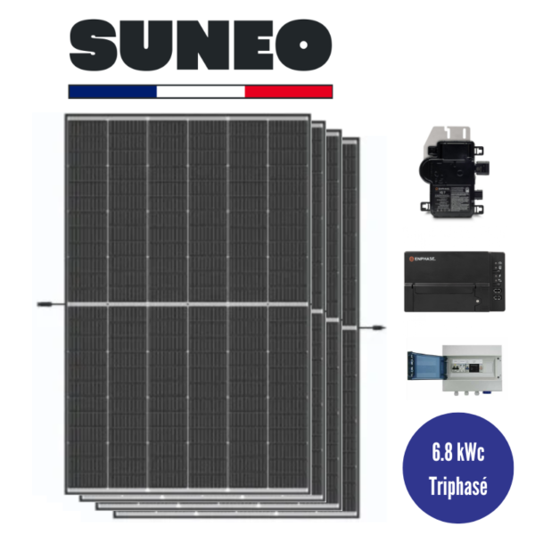 Kit Panneaux solaires 6.8 KWC Triphasé