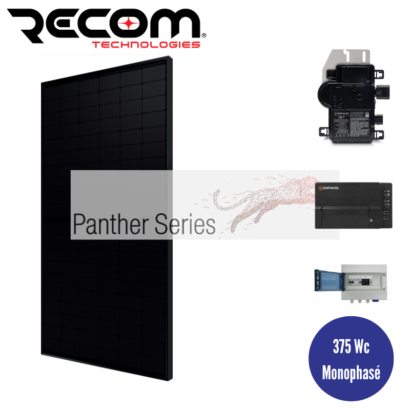 Kit Panneaux solaires RECOM 375 WC Monophasé