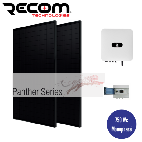 Kit Panneaux solaires RECOM 750 WC Monophasé / Onduleur central