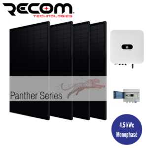 Kit Panneaux solaires RECOM 4.5 KWC Monophasé / Onduleur central